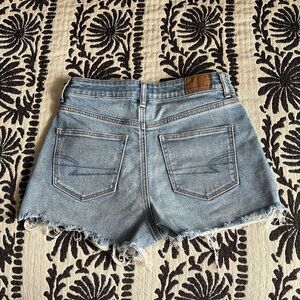 American Eagle Blue Jean Mom Shorts